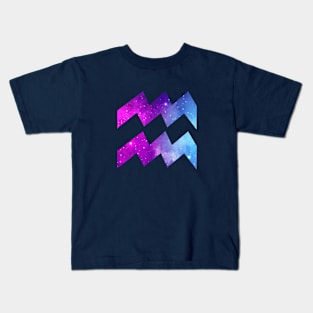 Aquarius Sign Kids T-Shirt